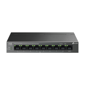Switch LiteWave, 8 x RJ45 10/100 Mbps PoE, 1 x RJ45 10/100 Mbps, Buget PoE 63W, Unmanaged - TP-Link