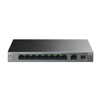 Switch LiteWave, 8 x RJ45 1G PoE, 1 x SFP 1G, 1 x RJ45 1G, Buget PoE 61W, Unmanaged - TP-Link Switch LiteWave, 8 x RJ45 1G PoE, 1 x SFP 1G, 1 x RJ45 1G, Buget PoE 61W, Unmanaged - TP-Link