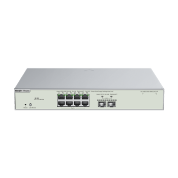 Switch L3, 8 x RJ45 2.5G PoE, 2 x SFP+ 10G, Cloud Management - Ruijie Reyee