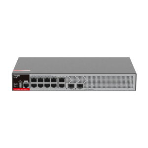 Switch L2+, 8 x RJ45 1G PoE, 2 x SFP 2.5G, 2 x RJ45 1G, Cloud Management - Ruijie