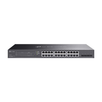 Switch L2+, 24 x RJ45 1G PoE, 4 x SFP 1G, Management, 1U - TP-Link Omada Switch L2+, 24 x RJ45 1G PoE, 4 x SFP 1G, Management, 1U - TP-Link Omada