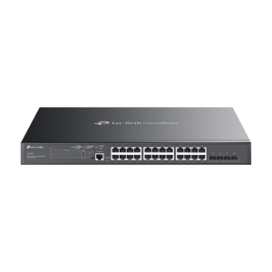 Switch L2+, 24 x RJ45 1G PoE, 4 x SFP 1G, Management, 1U - TP-Link Omada