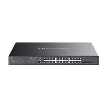 Switch L2+, 24 x RJ45 1G PoE, 4 x SFP+ 10G, Buget PoE 384W, Management, 1U - TP-Link Omada Switch L2+, 24 x RJ45 1G PoE, 4 x SFP+ 10G, Buget PoE 384W, Management, 1U - TP-Link Omada