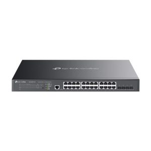 Switch L2+, 24 x RJ45 2.5G PoE, 4 x SFP+ 10G, Management, 1U - TP-Link Omada