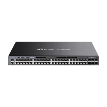 Switch L3, 48 x RJ45 1G PoE, 6 x SFP+ 10G, 2 x surse, Management, 1U - TP-Link Omada
