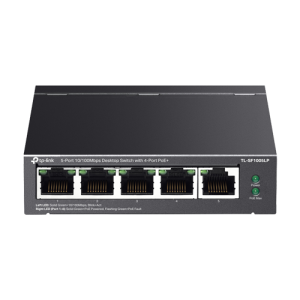 Switch 4 x RJ45 10/100 Mbps PoE, 1 x RJ45 10/100 Mbps, Buget PoE 41W, Unmanaged - TP-Link