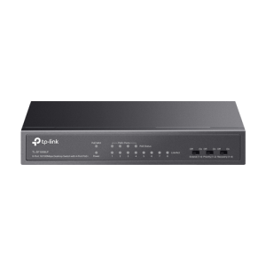 Switch 4 x RJ45 10/100 Mbps PoE, 4 x RJ45 10/100 Mbps, Buget PoE 41W, Unmanaged - TP-Link