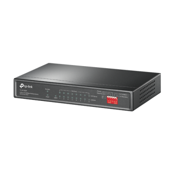 Switch 8 x RJ45 10/100 Mbps PoE, 1 x RJ45 10/100 Mbps, Buget PoE 65W, Unmanaged - TP-Link