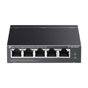 Switch TL-SG1005LP, 4 x RJ45 1G PoE, 1 x RJ45 1G, Unmanaged - TP-Link