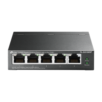 Switch 4 x RJ45 1G PoE, 1 x RJ45 1G, Unmanaged - TP-Link Switch 4 x RJ45 1G PoE, 1 x RJ45 1G, Unmanaged - TP-Link