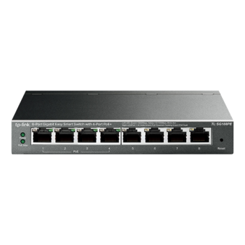 Switch Easy Smart, 4 x RJ45 1G PoE, 4 x RJ45 1G, Managed - TP-Link