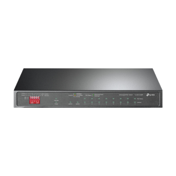 Switch 8 x RJ45 1G PoE, 1 x RJ45 1G, 1 x combo RJ45/SFP 1G, Buget PoE 123W, Unmanaged - TP-Link