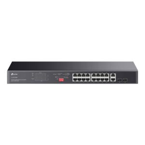 Switch 16 x RJ45 1G PoE, 2 x RJ45 1G, 2 x combo SFP + RJ45 1G, Unmanaged - TP-Link