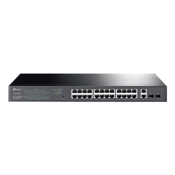 Switch 24 x RJ45 1G PoE, 2 x RJ45 1G, 2 x SFP 1G, Managed - TP-Link