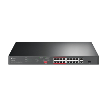 Switch 16 x RJ45 10/100 Mbps PoE, 2 x RJ45 1G, 1 x combo SFP 1G, Buget PoE 150W, Unmanaged - TP-Link Switch 16 x RJ45 10/100 Mbps PoE, 2 x RJ45 1G, 1 x combo SFP 1G, Buget PoE 150W, Unmanaged - TP-Link
