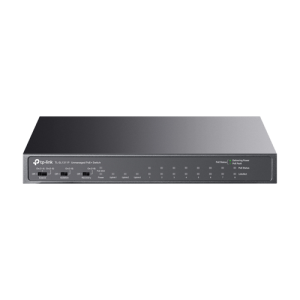 Switch 8 x RJ45 10/100 Mbps PoE, 2 x RJ45 1G, 1 x SFP 1G, Buget PoE 65W, Unmanaged - TP-Link