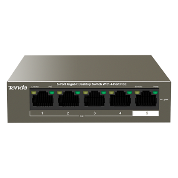 Switch 4 porturi Gigabit PoE, 1 port Uplink Gigabit - Tenda