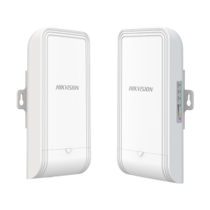 Set Bridge wireless 2.4GHz, 300Mbps, 1 km, 7dBi, PoE IN/OUT, Management - HIKVISION