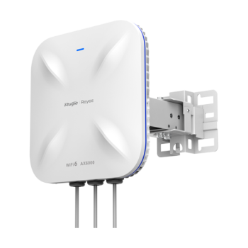 Access Point exterior directional AX6000, Wi-Fi 6, 1x RJ45 2.5G, 1x SFP, PoE IN, Cloud Management - Ruijie