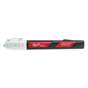 Marker permanent cu vopsea INKZALL, alb, rezistent la apa si radiatii UV, varf acrilic - Milwaukee Marker permanent cu vopsea INKZALL, alb, rezistent la apa si radiatii UV, varf acrilic - Milwaukee