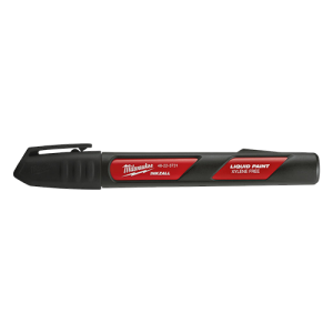 Marker permanent cu vopsea INKZALL, negru, rezistent la apa si  radiatii UV, varf acrilic - Milwaukee