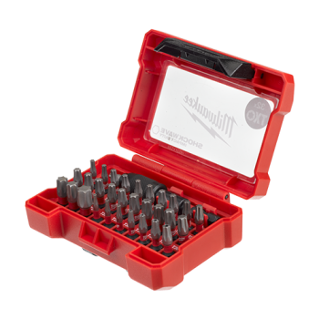 Trusa profesionala cu 31 de biti Torx + suport, Shockwave Impact Duty, geom. SHOCKZONE - Milwaukee Trusa profesionala cu 31 de biti Torx + suport, Shockwave Impact Duty, geom. SHOCKZONE - Milwaukee