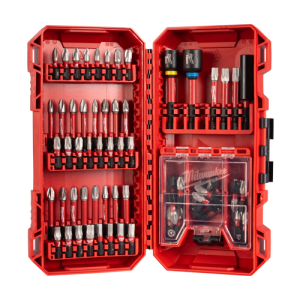 Trusa profesionala cu 67 de biti + suport magnetic 60mm + 2 chei, Shockwave Impact Duty - Milwaukee