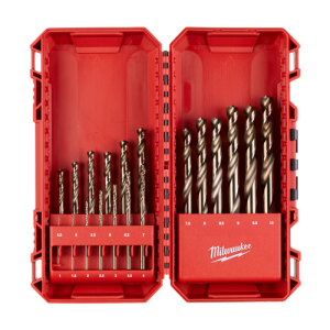 Trusa cu 19 burghie de metal HSS-CO, diametru 1-10mm - Milwaukee