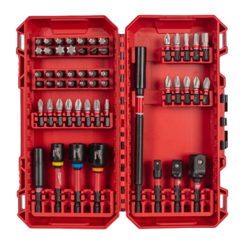 Trusa profesionala cu 54 de biti Shockwave Impact Duty cu 3 adaptoare, 3 tubulare, 2 suporti - Milwaukee Trusa profesionala cu 54 de biti Shockwave Impact Duty cu 3 adaptoare, 3 tubulare, 2 suporti - Milwaukee