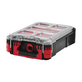 Organizator PACKOUT cu 5 compartimente, capac transparent, IP65 - Milwaukee Organizator PACKOUT cu 5 compartimente, capac transparent, IP65 - Milwaukee