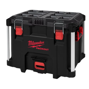 Cutie de transport scule PACKOUT XL, capacitate 45kg, IP65 - Milwaukee Cutie de transport scule PACKOUT XL, capacitate 45kg, IP65 - Milwaukee