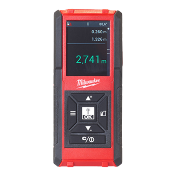 Telemetru cu laser LDM 100, 100M, IP54, Functii multiple de masurare - Milwaukee Telemetru cu laser LDM 100, 100M, IP54, Functii multiple de masurare - Milwaukee