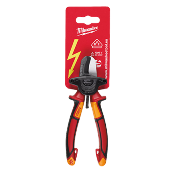 Cleste VDE pentru taiat cabluri, manere ergonomice, lungime 160mm - Milwaukee Cleste VDE pentru taiat cabluri, manere ergonomice, lungime 160mm - Milwaukee