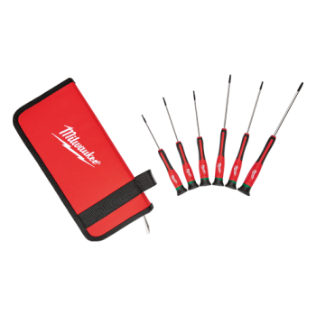 Trusa profesionala cu 6 surubelnite de precizie Torx, manere ergonomice - Milwaukee Trusa profesionala cu 6 surubelnite de precizie Torx, manere ergonomice - Milwaukee