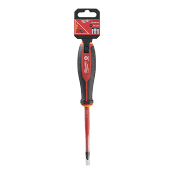 Surubelnita VDE, Tri-Lobe, PZ 2x100mm, 1000V, maner ergonomic - Milwaukee Surubelnita VDE, Tri-Lobe, PZ 2x100mm, 1000V, maner ergonomic - Milwaukee
