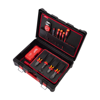Trusa profesionala Packout cu 62 de piese VDE pentru electricieni - Milwaukee Trusa profesionala Packout cu 62 de piese VDE pentru electricieni - Milwaukee