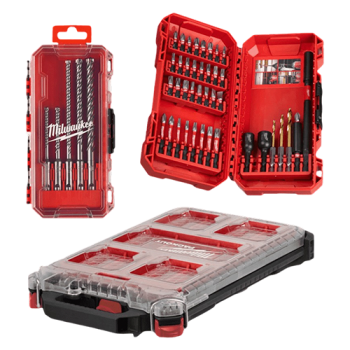 Trusa profesionala Packout Slim Compact cu 45 de piese - Milwaukee