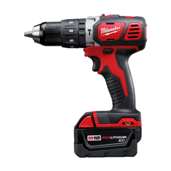 Masina de gaurit cu percutie M18, REDLINK, cu 2 acumulatori M18B4 si 1 incarcator M12-18C - Milwaukee
