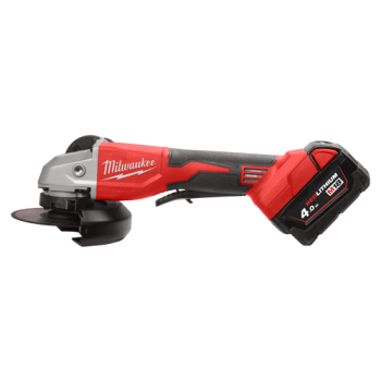 Polizor unghiular fara perii M18, comutator tip clapeta, 125mm, 18V, REDLINK, FIXTEC - Milwaukee