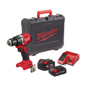 Masina de gaurit cu percutie M18, fara perii, tehnologie REDLITHIUM, cu acc. si incarcator - Milwaukee