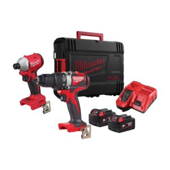 Kit profesional M18, 2 scule motor fara perii, 2 acumulatori M18B5, 1 incarcator M12-M18FC si 1 HDBox - Milwaukee Kit profesional M18, 2 scule motor fara perii, 2 acumulatori M18B5, 1 incarcator M12-M18FC si 1 HDBox - Milwaukee