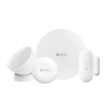 Kit sistem de alarma Smart Home EZVIZ, comunicare Wireless ZigBee Kit sistem de alarma Smart Home EZVIZ, comunicare Wireless ZigBee