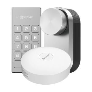 Kit incuietoare inteligenta cu hub pentru conexiune internet inclus si scenarii smart - EZVIZ