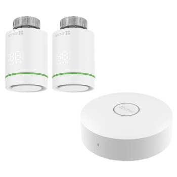 Kit Home Gateway Smart Home + 2 x Termostat inteligent, comunicare wireless ZigBee, EZVIZ