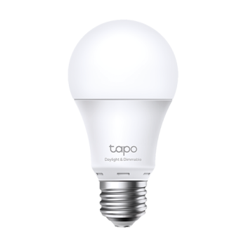 Bec smart Wi-Fi, lumina naturala 4000K ajustabila, 806 lm, E27 - TP-Link Tapo Bec smart Wi-Fi, lumina naturala 4000K ajustabila, 806 lm, E27 - TP-Link Tapo