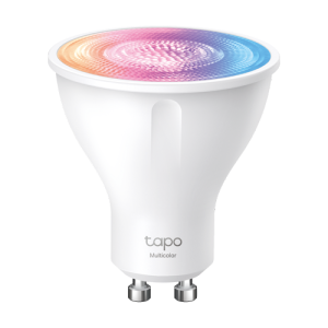 Bec LED smart Wi-Fi, RGB, 2200-6500K, intensitate ajustabila, 350 lm, GU10 - TP-Link Tapo