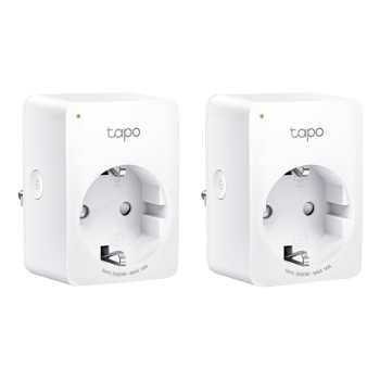 Pachet 2 prize smart, 16A, Wi-Fi, control vocal, monitorizare consum - TP-Link Tapo