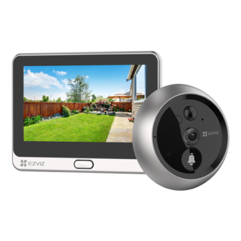 Vizor electronic smart, Wi-Fi, FullHD, monitor 4.3 inch, sonerie, acumulator 4600mAh, PIR - EZVIZ