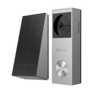 Sonerie video smart, Wi-Fi, 2K, Panou solar, acumulator 5200mAh, PIR, IR 6M, Stocare 32GB - EZVIZ