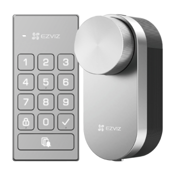 Incuietoare inteligenta cu tastatura multifunctionala, inchidere automata, alerta usa deschisa - EZVIZ Incuietoare inteligenta cu tastatura multifunctionala, inchidere automata, alerta usa deschisa - EZVIZ
